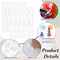 8 Sheets 1-10 Number Stickers for Helmets, Baseball, Softball, Hockey, Football, Lacrosse - Self-Adhesive Vinyl Numbers for Batting